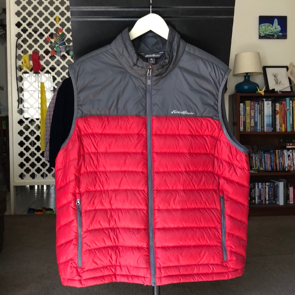 Eddie Bauer Mens XL Down Puffer Vest